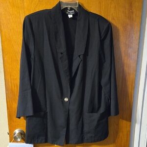 Elegant Black Women's Blazer 18W: 18A